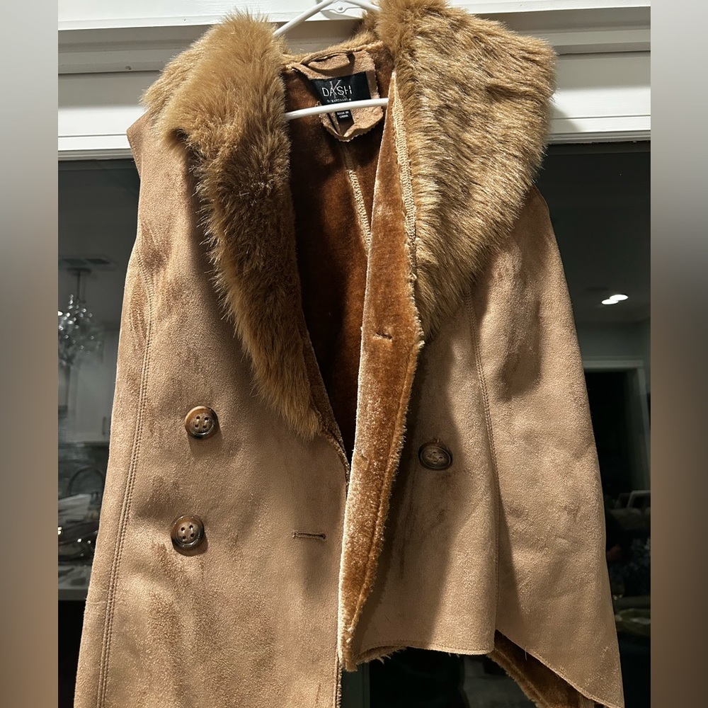 Suede Fur Vest from Dash
